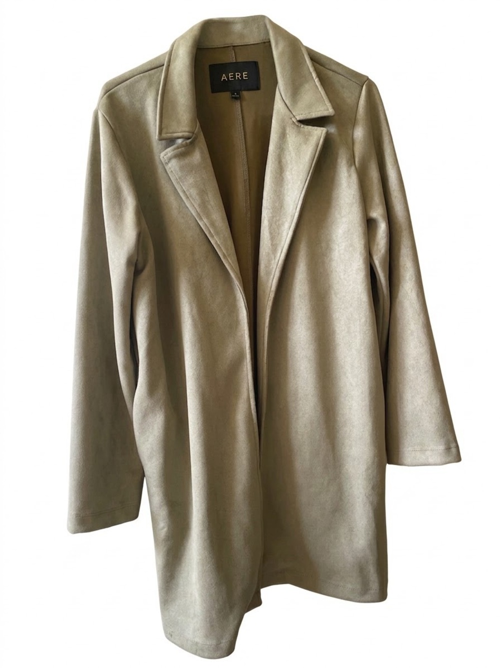 Heart Hips Women's Light Taupe Trench-Style Coat